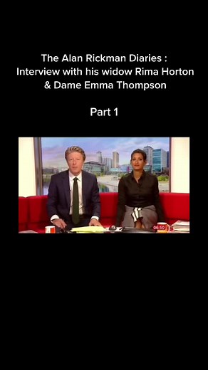 Alan Rickman Diaries: Rima Horton & Emma Thompson Talk