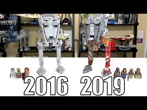 LEGO Star Wars AT-ST vs AT-ST RAIDER Comparison! (75153 vs 75254 | 2016 vs 2019)