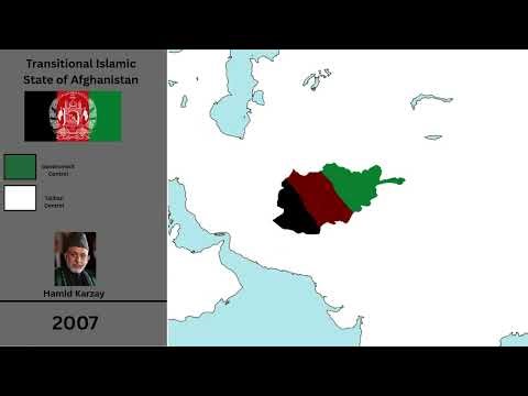History of Afghanistan in Maps (1709–2007) | From Hotak Dynasty to Hamid Karzai#history #map
