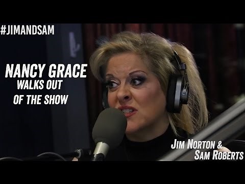 Nancy Grace Walks Out on Jim Norton and Sam Roberts