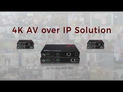 Build a Video Distribution System Easily with 4KIP200