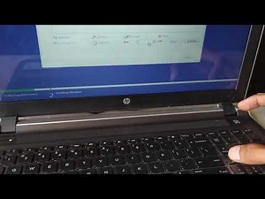 how to install windows 10 in hp pavillion laptop/how to reformat your hp pavillion laptop