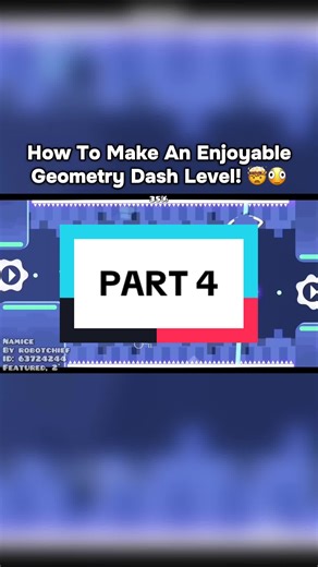 How To Make An Enjoyable Geometry Dash Level | Part 4 #videogame #geometrydash #geometrydashgame #geometrydashlevel #geometrydashcreator