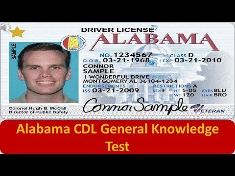Alabama CDL General Knowledge Test