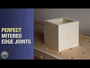 Perfect Mitered Edge Joints // Woodworking Jig