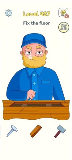 Dop 3 lvl 437 Fix the floor 💯🔥 displace one part 🤩🤯#dop3 #satisfaction #games #viral #ytshorts