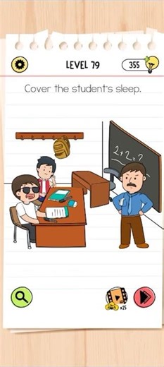 🧠 Brain Test All Star Level 79 Walkthrough | Cover the student's sleep | Full Solution & Guide
