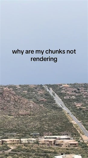 Exploring Minecraft: Cloudy Outdoors and Chunk Rendering Issues