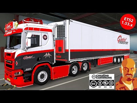 SCANIA R660 GOTTLIEB TRANSPORT + SCHMITZ TRAILER v2.0 ETS2 1.53.x EXCLUSIVE MOD (ETS2MOD)