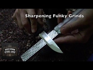 The Mora 2000 and Light My Fire Knife - How I Sharpen the Funky Grinds - HighCarbonSteel Love