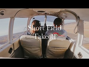 The perfect short field takeoff - step by step in action
