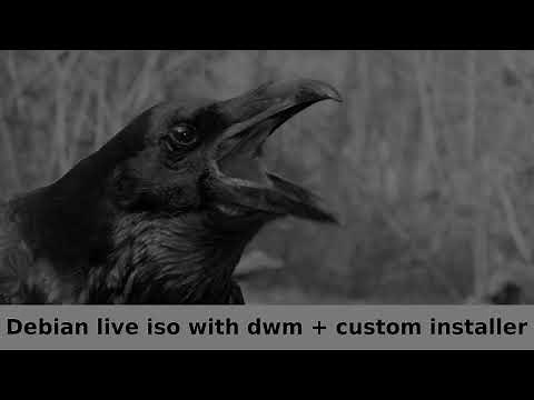 Debian: Custom Installer for a Custom Live Iso with Dwm