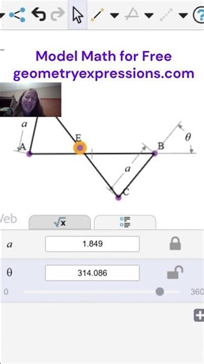 A Mechanism & A Locus Make Geometry Fun! #maths #geometry #mechanism