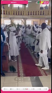 #PalmSundayThe procession at the Église Évangélique du Cameroon, Briqueterie 1 Parish here in Yaounde is done with the singing of the song Hosanna, Hosanna and the waving palms by Christains | CRTVweb