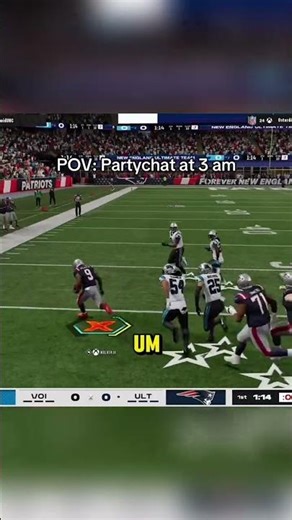 Partychat be wild 😭 #madden #madden26 #maddenultimateteam
