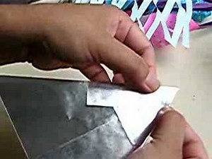 Six pointed star of papercraft