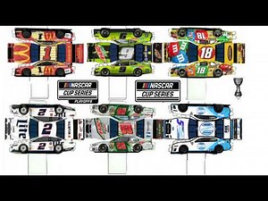 MY NASCAR PAPERCRAFT :D
