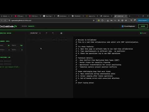 CollabCode – Real-Time Collaborative Code Editor