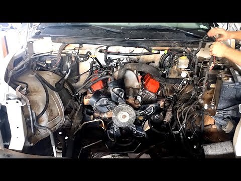 Engine Removal Tear Down And Installation Time lapse | Dodge Ram 5.9