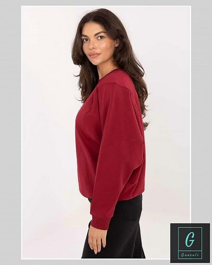 Women's Sweatshirt - Crew-Neck With Regular Fit