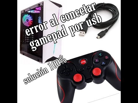 error al conectar gamepad por usb a pc m100plus T3 x3 solución al 100%