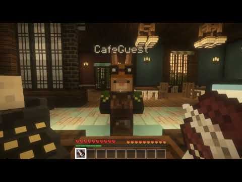 Relaxing Minecraft Cafe Shift - Make Coffees With Me!
