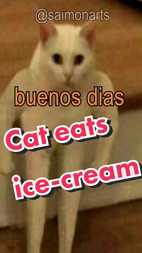 Funny Cat Reaction to Ice Cream Brain Freeze