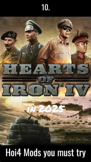 10 Hoi4 Mods you must Play|Part 3| #gaming #hoi4 #hoi4mods