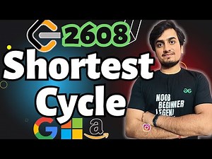 Shortest Cycle in a Graph | Leetcode 2608 | JAVA/C++