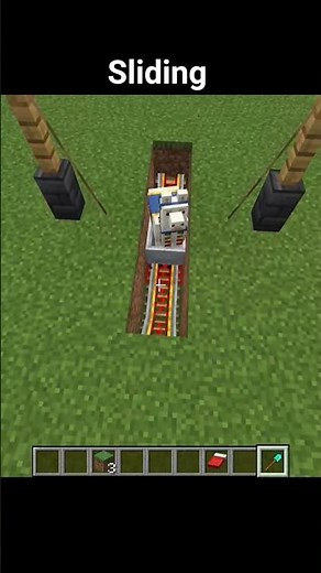 Sliding 🔥#minecraft #minecraftshorts #gaming