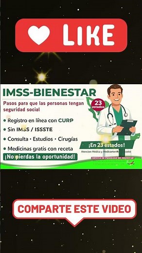 📌💰IMSS-Bienestar: how to register and what services/medicines are free