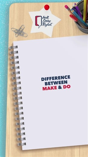 1.9K views | Do you know when to use "make" vs "do"? These two verbs...