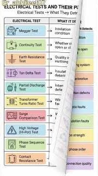 Electrical test and their purpose #automobile #electrical #shortvideo #trending #physics #viral #