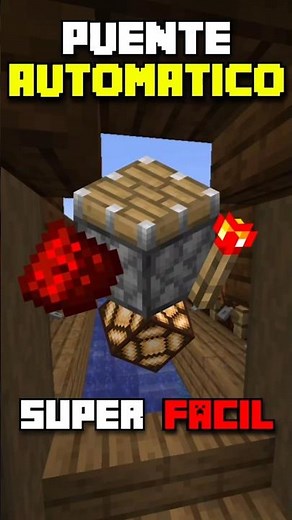 PUENTE AUTOMÁTICO en Minecraft – Tutorial Paso a Paso 😱