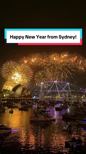 Sydney Harbour shines as we step into 2026 ✨ Sydney's NYE fireworks lit up the sky and set the stage for a magical year ahead. ❤️🎆 #SydNYE #sydney #newyear #seeaustralia 📷: @Daniel for #feelnewsydney ID: Video footage of the Sydney Harbour fireworks over the Sydney Harbour Bridge.