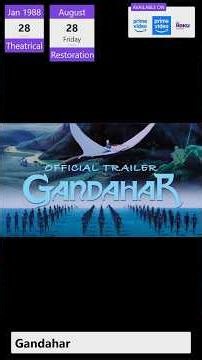 GANDAHAR - Official 4K Restoration Trailer | Pierre-Marie Escourrou, Georges Wilson, Anny Duperey