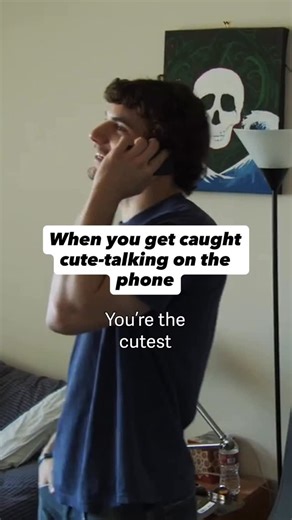Dead Kevin on Instagram: "Do not interrupt the cute talk… #girlfriend #cute #funny #roommates #phone"