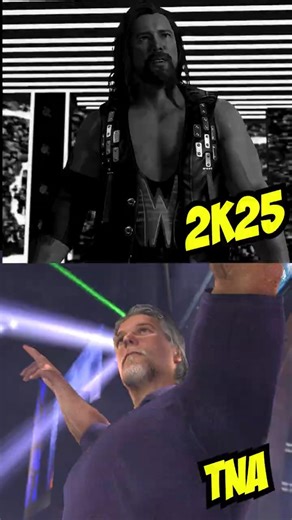 Kevin Nash Tna vs WWE 2K25 #shorts