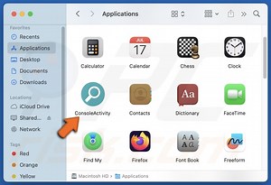 ConsoleActivity Adware (Mac)