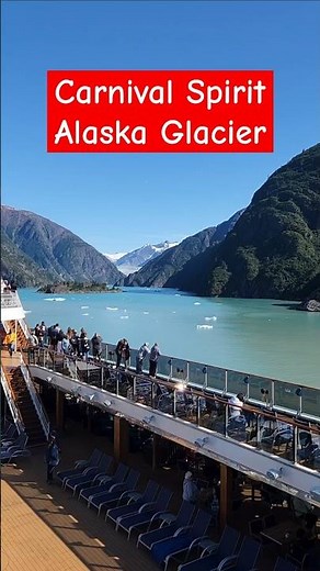 Carnival Spirit Alaska Glacier Sailing #carnivalspirit #alaskacruise