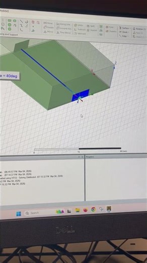 High Frequency Electromagnetism - Microstrip Wave Animation