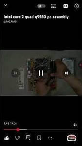 montando Pc LGA 775 com Intel core 2 quad q9550