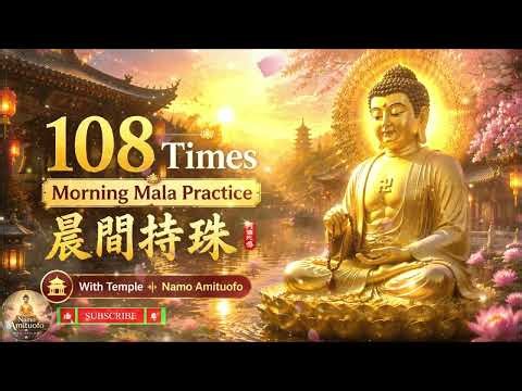 Morning Mala Practice — 晨間持珠 — 108 Times · With Temple | Namo Amituofo