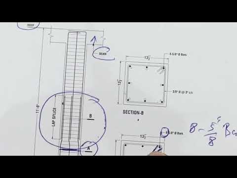 How to Read Structural drawing for Column?