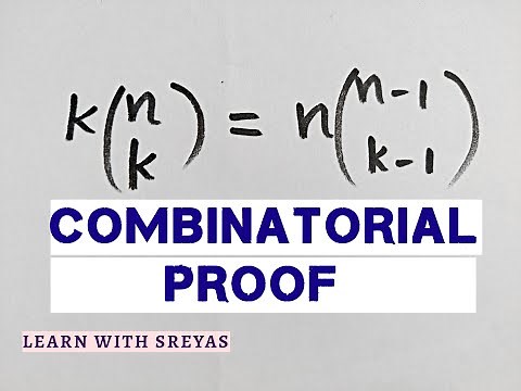 Combinatorial Proof : part 2 | Why k * C(n, k) = n * C(n-1, k-1) ?