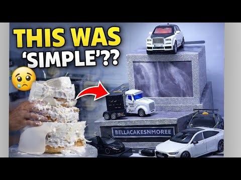 I Tried Making a ‘Simple’ Car Cake… Big Mistake.. |Bellacakesnmoree