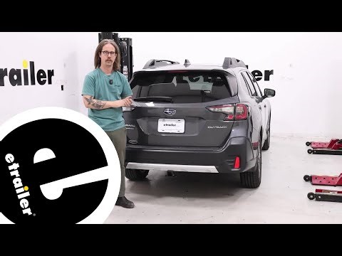 Installing the etrailer Trailer Hitch Receiver on a 2020 Subaru Outback Wagon