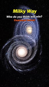 2.3K reactions · 104 shares | Andromeda vs Milky Way galaxy ☠️ #space #universe #instagram #reel #instagramreels | Solar System Explorers | Facebook