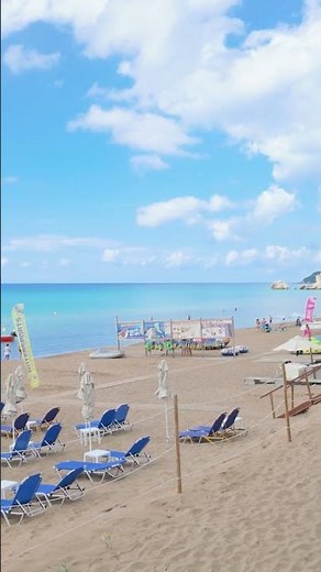 Where to Stay in Corfu Greece - Glyfada | Corfu Sandy Beaches #travelvideos #corfu #beach