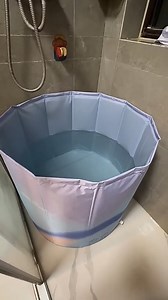 Faltbare Badewanne, 80x70cm(BxH) Tragbare Mobile Badewanne für Heiß- und Kaltbäder für kleine Badezimmer Dusche Outdoor SPA & Wellness Eisbad/Eiswanne für Erwachsene